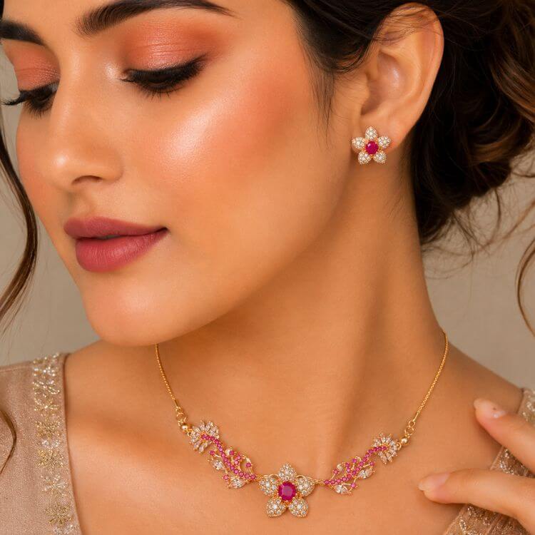 Ruby Blossom Set